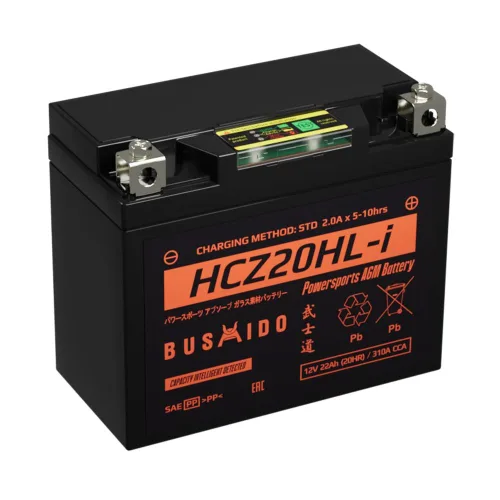 Мото BUSHIDO HCZ20HL-i (YT20-4L, 22Ah) обр